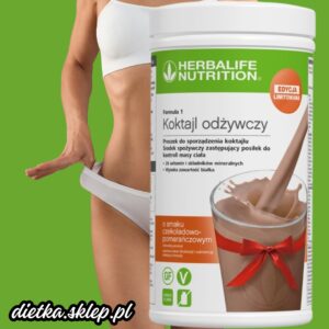 Czekoladowo pomarańczowy koktajl Herbalife Edycja limitowana F1 o smaku czekoladowo-pomarańczowym 550g