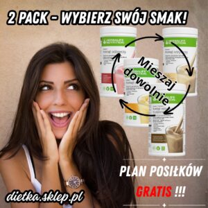 2pack! Koktajl białkowy Herbalife - zastępnik posiłku-