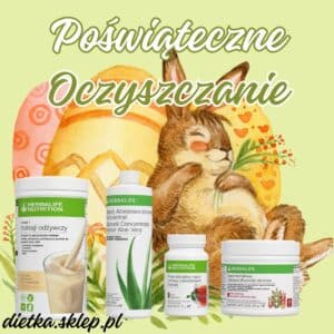 Poświąteczne Oczyszczanie - Koktajl odżywczy, Herbatka rozgrzewająca, Aloesowy napój nawadniający, Napój błonnikowy