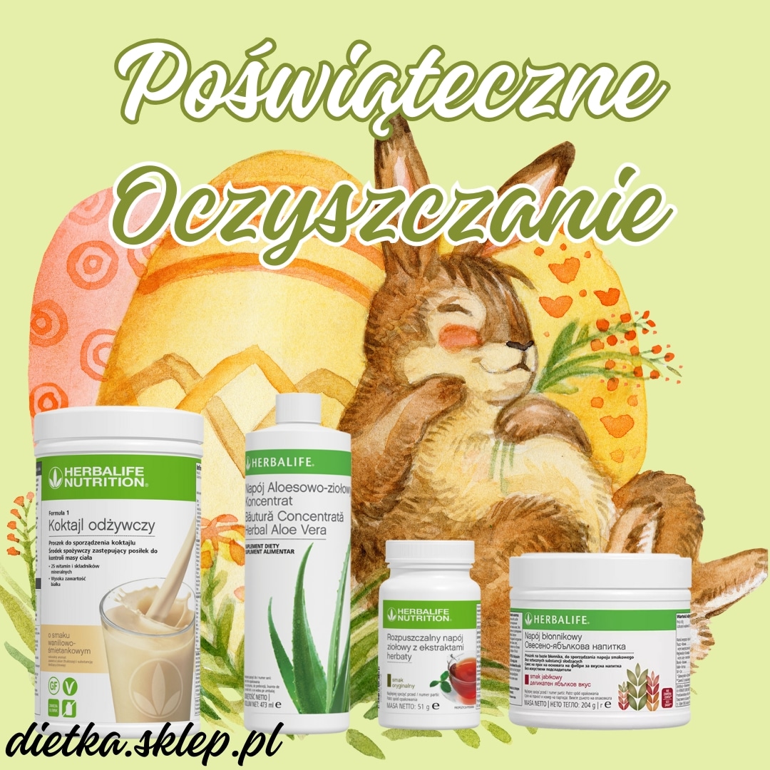 Poświąteczne Oczyszczanie - Koktajl odżywczy, Herbatka rozgrzewająca, Aloesowy napój nawadniający, Napój błonnikowy