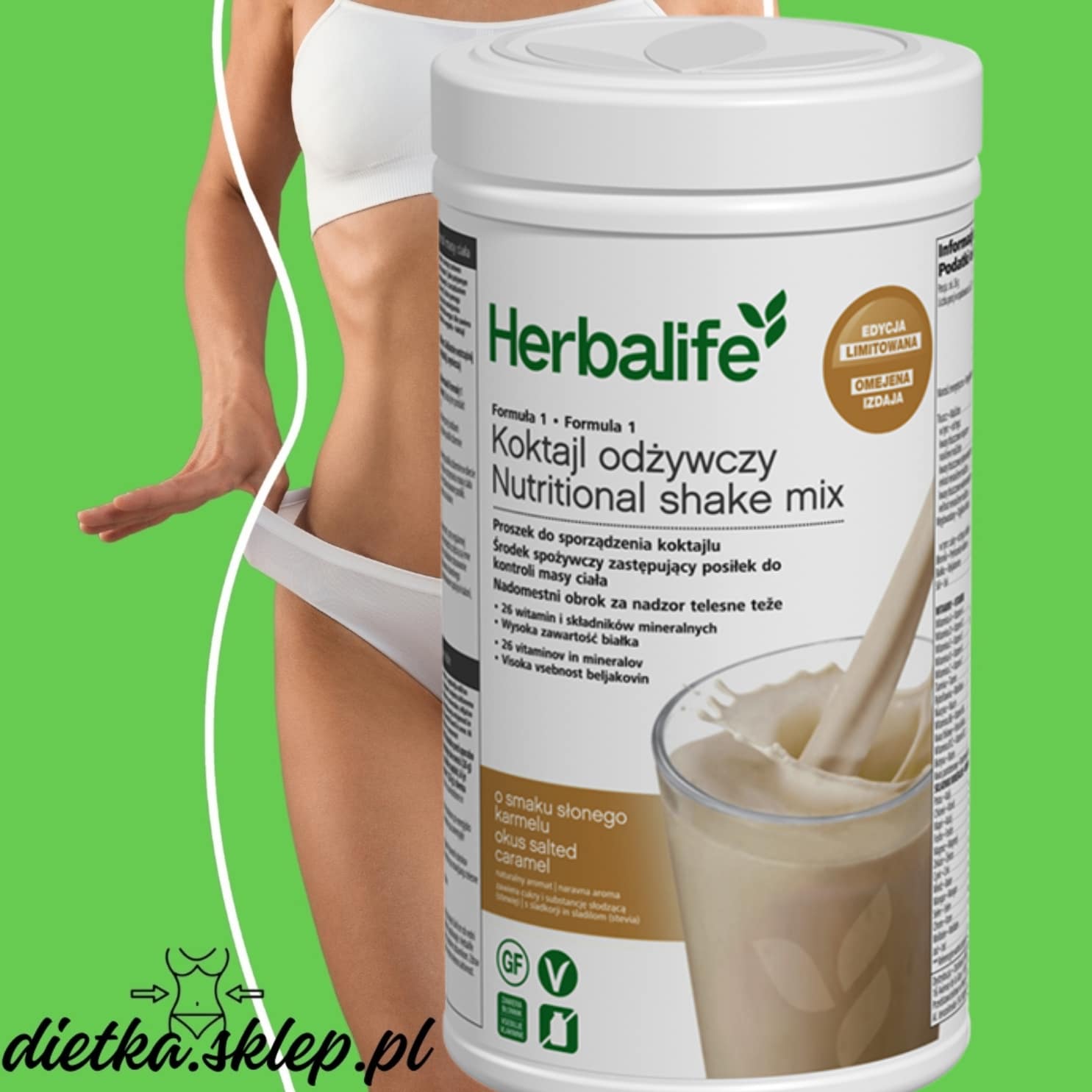 SMAK JESIENI Koktajl odżywczy Edycja limitowana o smaku SŁONEGO KARMELU, 550 g