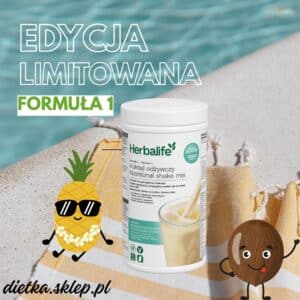 Tropikalny proteinowy koktajl Ananas‑Kokos – wegański meal replacement na lato 2025 EDYCJA LIMITOWANA