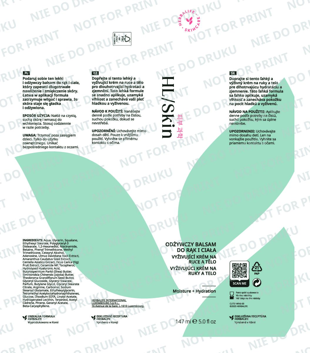 KOREAŃSKI Balsam do rąk i ciała, HL/Skin Koreańska Pielęgnacja Odżywczy balsam - skwalan, shea, jojoba - obrazek 2