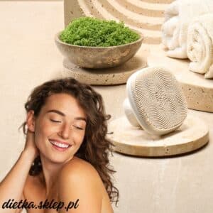 Silikonowa szczoteczka do oczyszczania skóry, KOREAŃSKA PIELĘGNACJA HL/Skin GŁADKA SKÓRA
