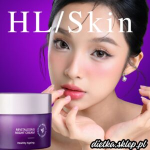 Koreański krem HL/Skin Rewitalizujący krem na noc, 50 ml - skwalan, gliceryna NAWILŻENIE I REWITALIZACJA