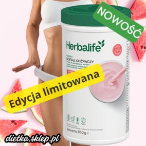 Białkowy Zastępnik Posiłku – KOKTAJL HERBALIFE TRUSKAWKOWO-ARBUZOWY – Formuła 1 Koktajl odżywczy 550 g, WERSJA LIMITOWANA